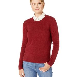 Pendleton - Women's Washable Wool Crew Neck Sweater - S - Red